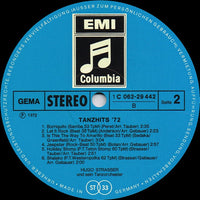 Hugo Strasser Und Sein Tanzorchester : Tanzhits '72 (LP, Album)