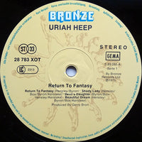 Uriah Heep : Return To Fantasy (LP, Album, RE)
