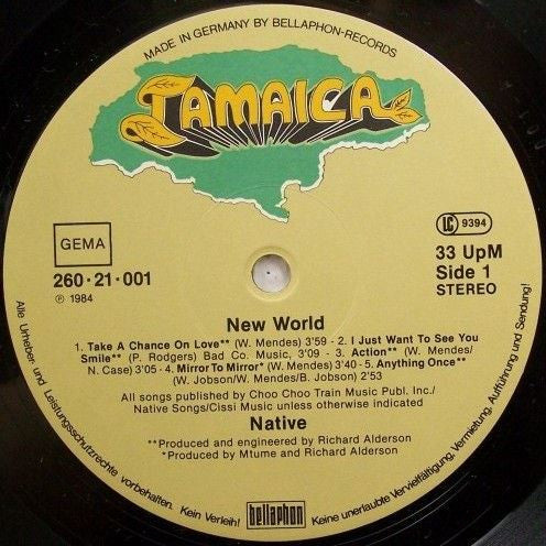 Native (9) : New World (LP, Album)