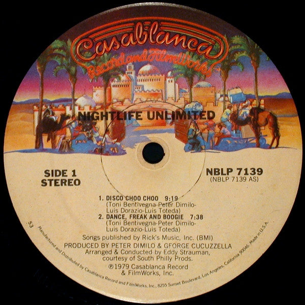 Nightlife Unlimited : Nightlife Unlimited (LP, Album, 53 )