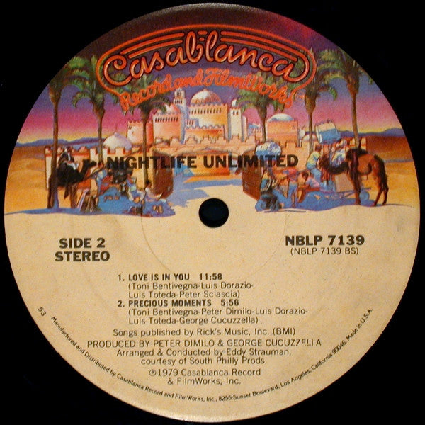 Nightlife Unlimited : Nightlife Unlimited (LP, Album, 53 )