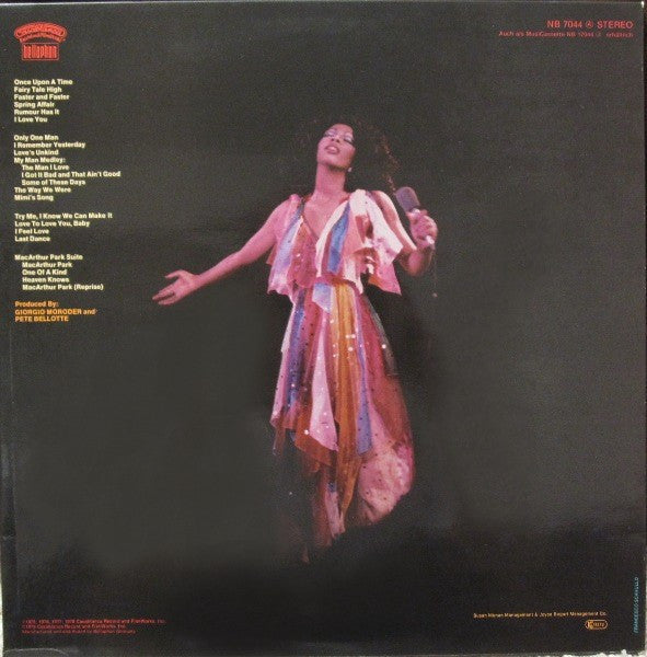 Donna Summer : Live And More (2xLP, Album, Gat)