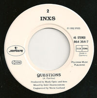 INXS : Baby Don't Cry (7", Single)