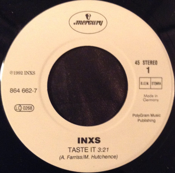 INXS : Taste It (7", Single)