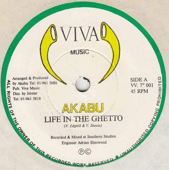Akabu (2) : Life In The Ghetto (7")