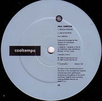 Paul Simpson : Musical Freedom (Free At Last) (12")