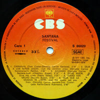 Santana : Festivál (LP, Album)