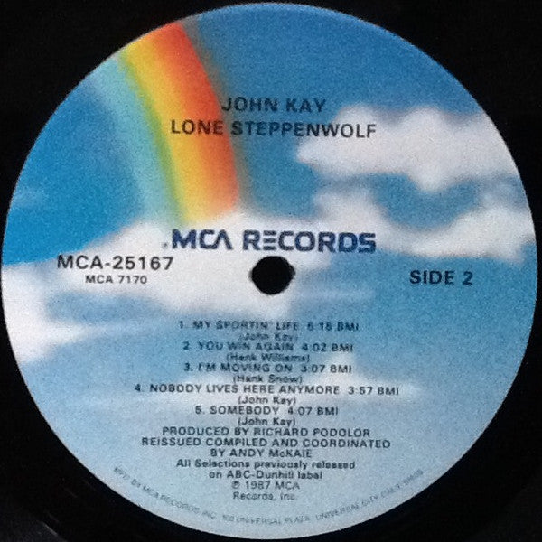 John Kay : Lone Steppenwolf (LP, Comp)