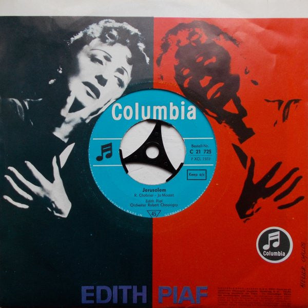 Edith Piaf : Non Je Ne Regrette Rien / Jerusalem (7", Single)