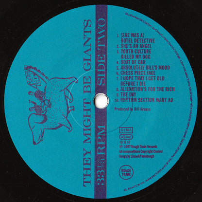 They Might Be Giants : They Might Be Giants (LP, Album)