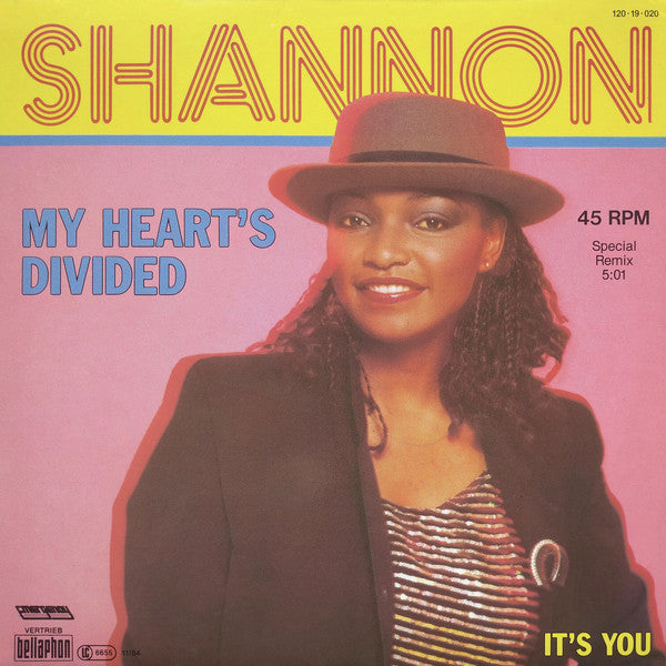 Shannon : My Heart's Divided (Special Remix) (12", Maxi)
