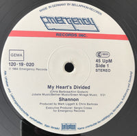 Shannon : My Heart's Divided (Special Remix) (12", Maxi)
