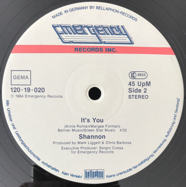 Shannon : My Heart's Divided (Special Remix) (12", Maxi)