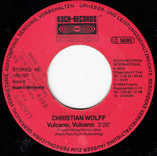 Christian Wolff* : Auf Der Straße Zur Sonne (7", Single)