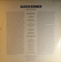Alexis Korner : Alexis Korner And Friends (LP, Album, Red)