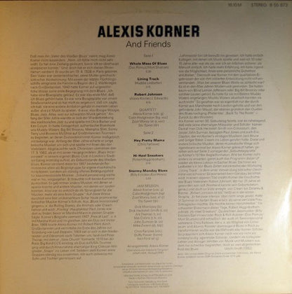 Alexis Korner : Alexis Korner And Friends (LP, Album, Red)