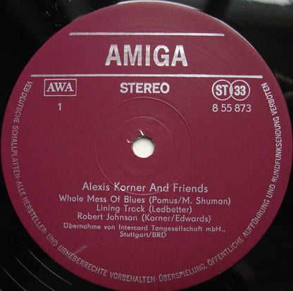Alexis Korner : Alexis Korner And Friends (LP, Album, Red)