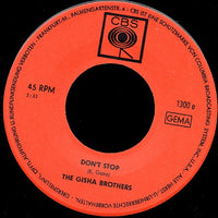 The Gisha Brothers : Don't Stop (7", Single)