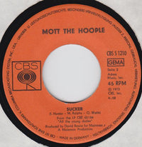 Mott The Hoople : One Of The Boys / Sucker (7", Single)