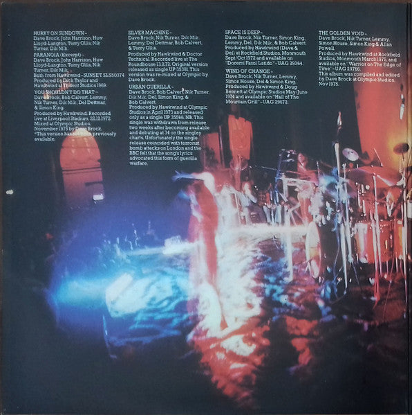 Hawkwind : Roadhawks (LP, Comp, RP, Gat)
