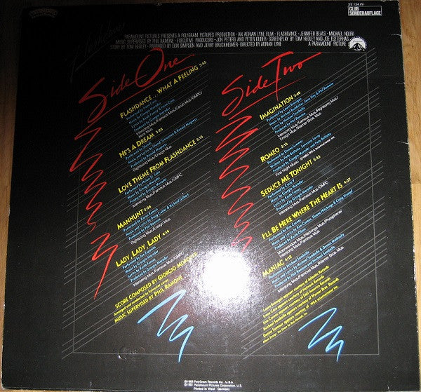 Various : Flashdance (Original Soundtrack From The Motion Picture) (LP, Album, Club)