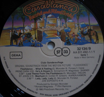 Various : Flashdance (Original Soundtrack From The Motion Picture) (LP, Album, Club)