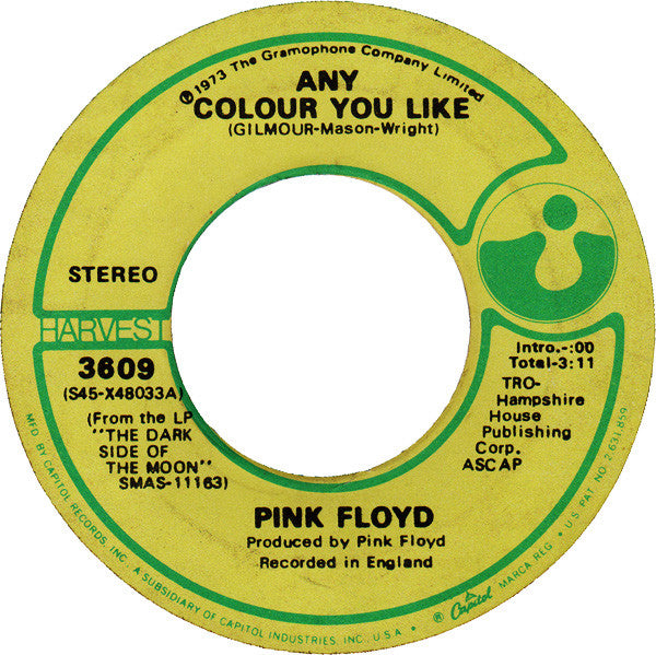Pink Floyd : Money (7", Single, Win)