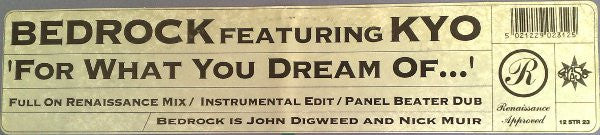 Bedrock Featuring KYO : For What You Dream Of... (12")