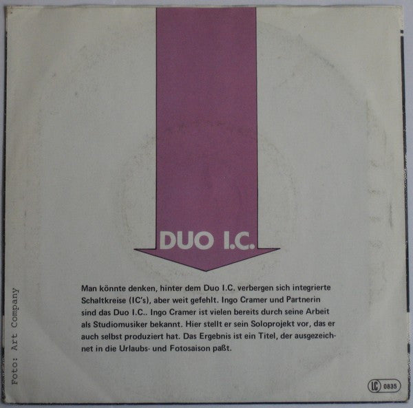 Duo I.C. : Ich Will Ein Foto Von Dir (7", Single)