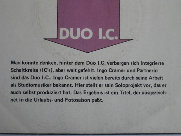 Duo I.C. : Ich Will Ein Foto Von Dir (7", Single)