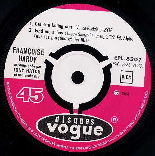 Françoise Hardy : En Anglais (7", EP)