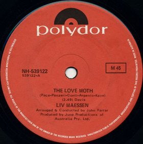 Liv Maessen : The Love Moth (7", Single)