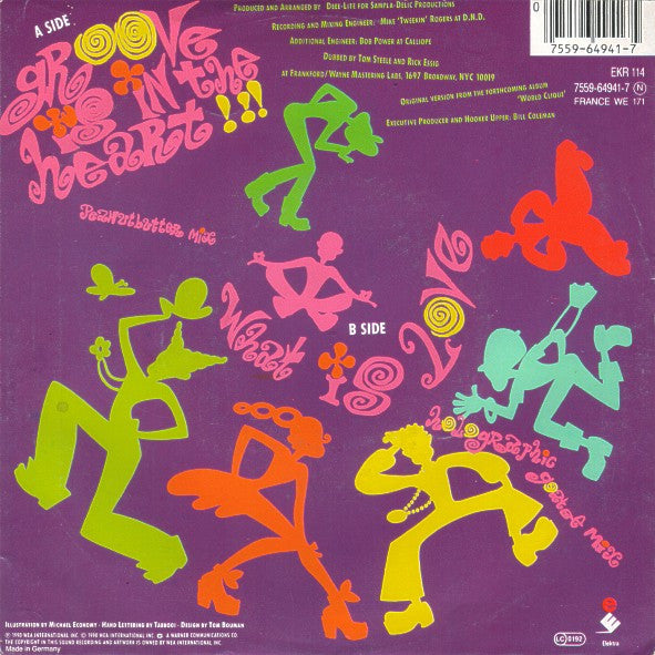 Deee-Lite : Groove Is In The Heart (7", Single, Sol)