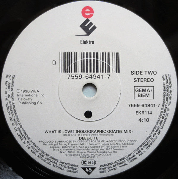 Deee-Lite : Groove Is In The Heart (7", Single, Sol)