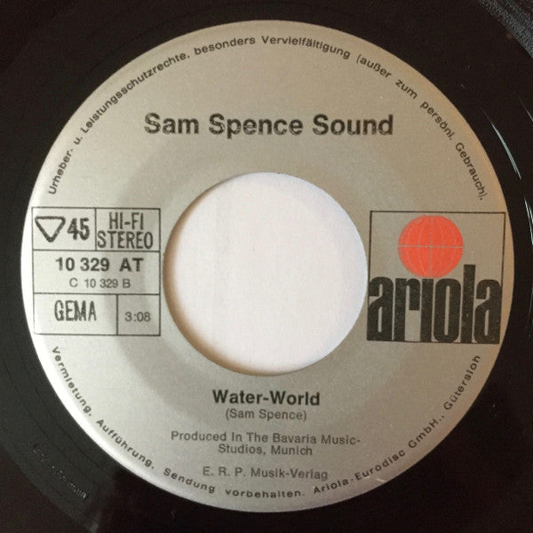 Sam Spence Chor / Sam Spence Sound : Let All The Earth Be As One / Water-World (7", Single)