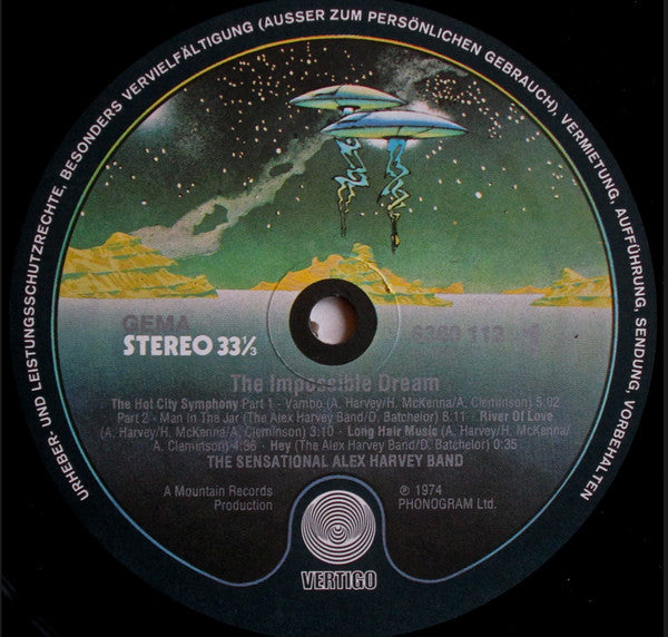 The Sensational Alex Harvey Band : The Impossible Dream (LP, Album)