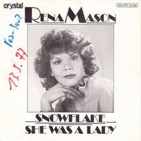 Rena Mason : Snowflake / She Was A Lady (7", Single)