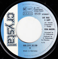 Rena Mason : Snowflake / She Was A Lady (7", Single)