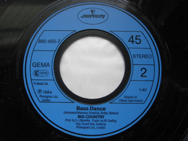 Big Country : Where The Rose Is Sown (7", Single)