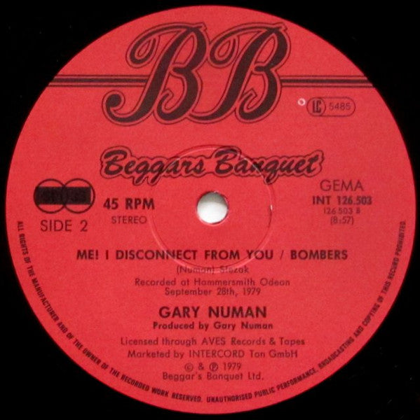Gary Numan : Complex (12", Maxi)