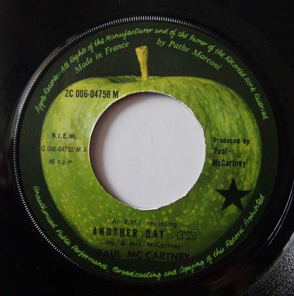 Paul McCartney : Another Day / Oh Woman Oh Why? (7", Single)