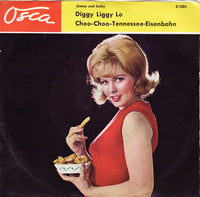 Jimmy Und Jacky : Diggy Liggy Lo / Choo-Choo-Tennessee-Eisenbahn (7", Single, Mono)