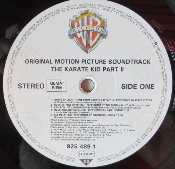 Various : The Karate Kid Part II (Original Motion Picture Soundtrack) (LP, Album)
