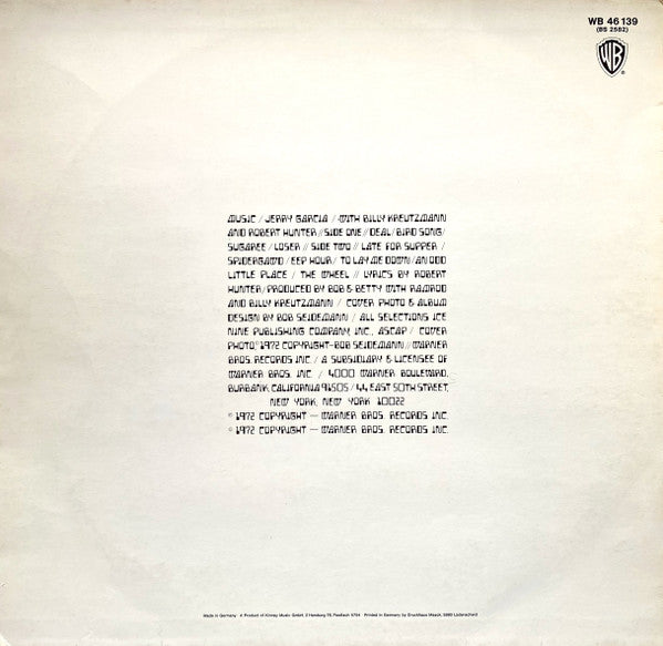 Jerry Garcia : Garcia (LP, Album)