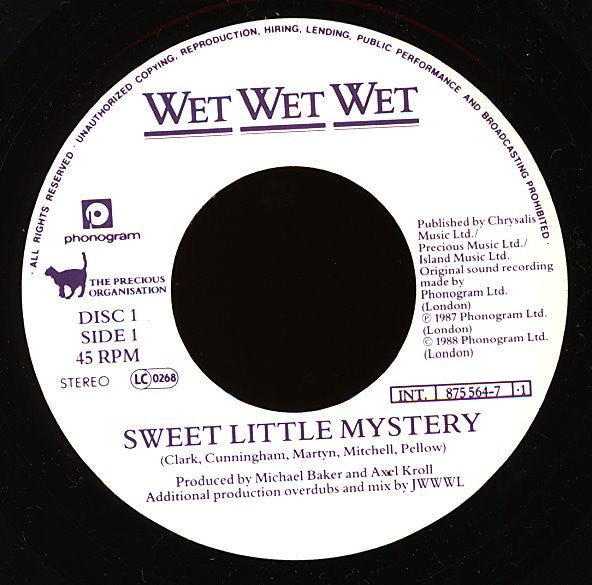 Wet Wet Wet : Sweet Little Mystery (2x7", Single, Ltd)