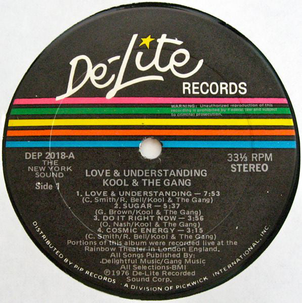Kool & The Gang : Love & Understanding (LP, Album, Uni)
