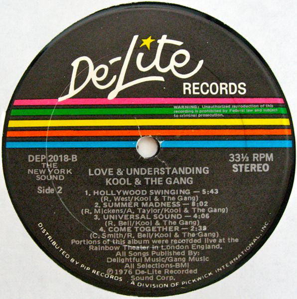Kool & The Gang : Love & Understanding (LP, Album, Uni)