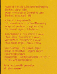The Human League : Travelogue (LP, Album)