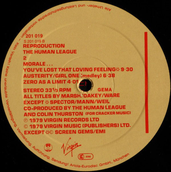 The Human League : Reproduction (LP, Album)