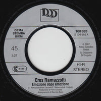 Eros Ramazzotti : Emozione Dopo Emozione (7", Single)